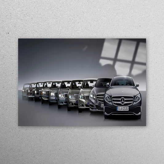 Mercedes Benz E Series Acrylic Glass Print Tempered Glass Wall Art 100% Made in Australia Ready to Hang