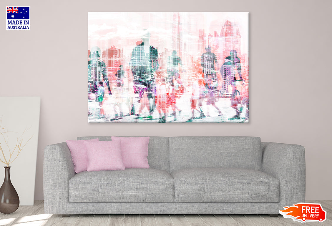 Abstract city double exposure Print 100% Australian Made