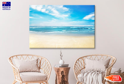 Sand Beach and Turquoise Water Wall Art Decor 100% Australian Made