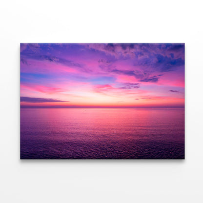 Aerial View Sunset Sky Print 100% Australian Made