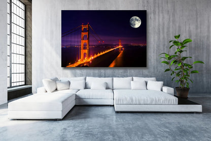 Golden Gate Bridge Wall Art UV Direct Aluminum Print Australian Made Quality