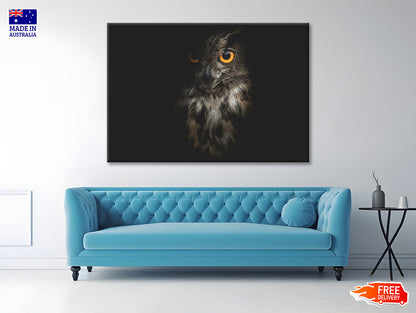 Eurasian Eagle - Owl with Black Print 100% Australian Made