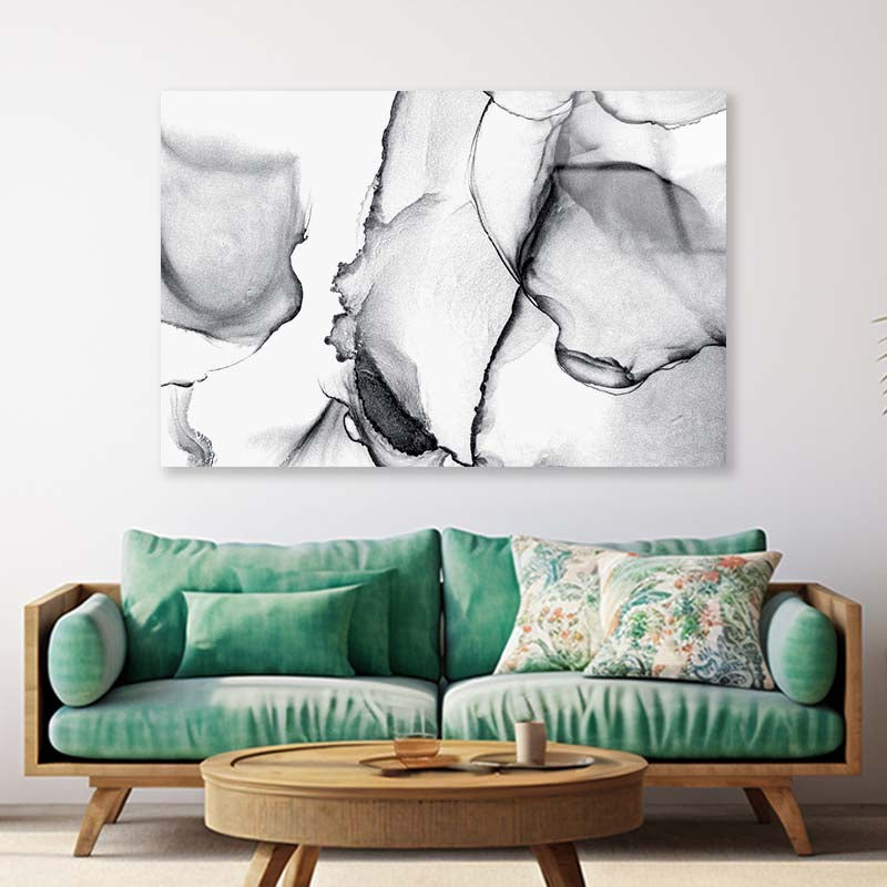 Metallic Ink Fluid Acrylic Glass Print Tempered Glass Wall Art 100% Made in Australia Ready to Hang