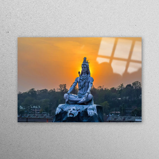 Shiba Buddha Acrylic Glass Print Tempered Glass Wall Art 100% Made in Australia Ready to Hang