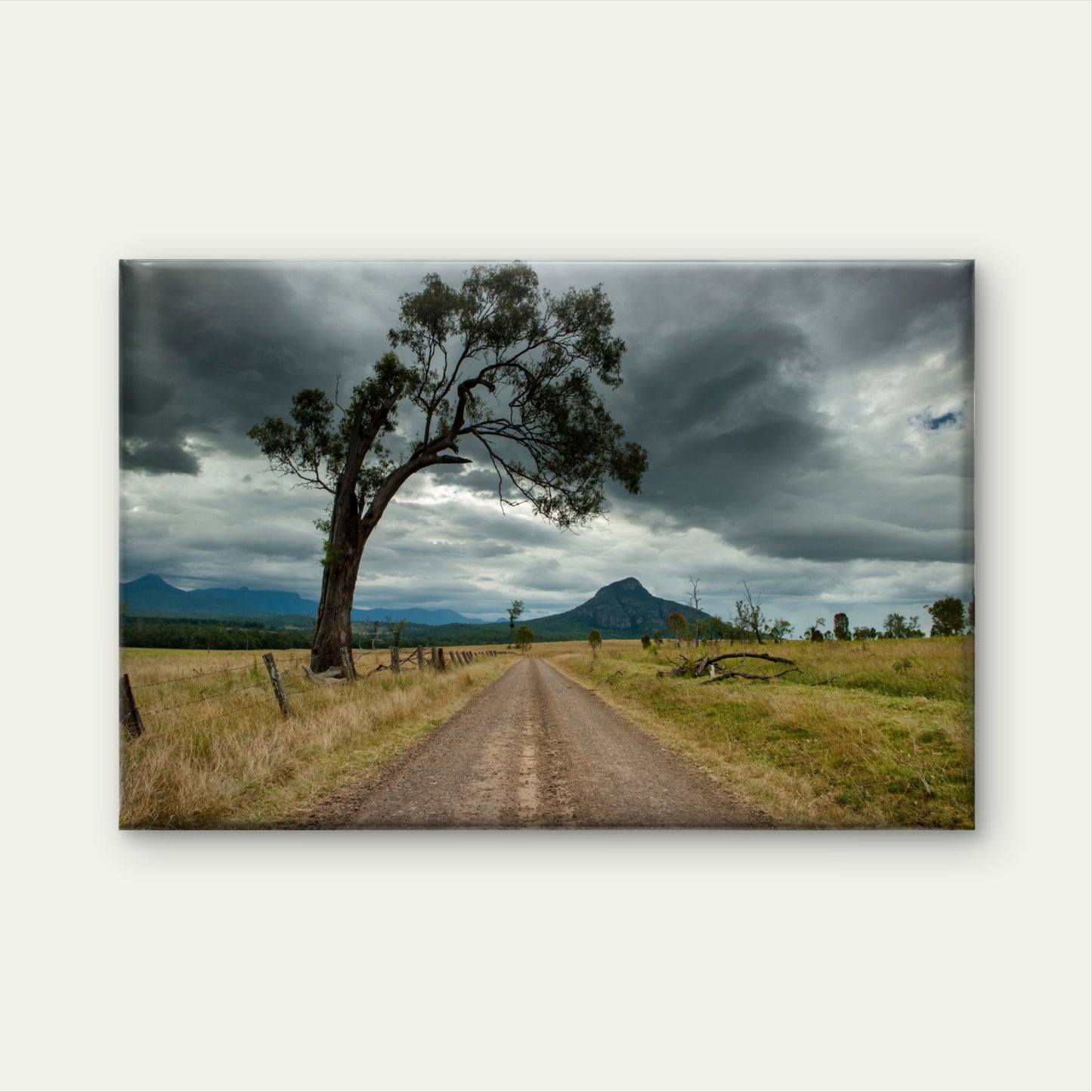 Australian Countryside Stormy Field Wall Art Decor 100% Australian Made