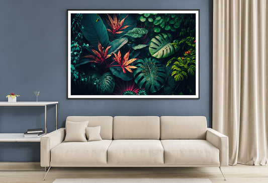 Lush Colorful Tropical Leaves Home Decor Premium Quality Poster Print Choose Your Sizes