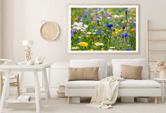 Beautiful Flowering Meadows View Home Decor Premium Quality Poster Print Choose Your Sizes