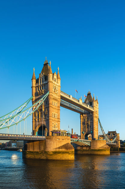 Tower Bridge London Landmark 40x60cm Metal Print Ready to Hang