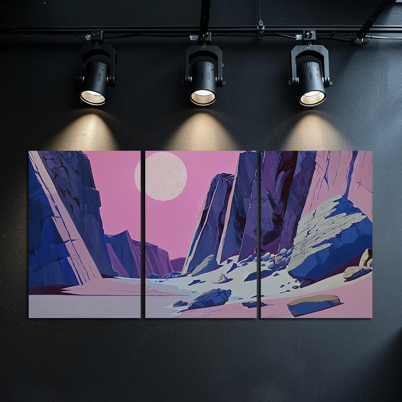 3pcs Desert & Gobi Scenery Oil Paintings Wall Art Set Canvas Framed 40x60cm - High Quality Print 100% Australian Made Wall Canvas Ready to Hang