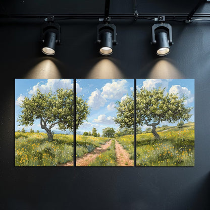 3pcs Embrace of Nature Oil Painting Wall Art Set Canvas Framed 40x60cm - High Quality Print 100% Australian Made Wall Canvas Ready to Hang
