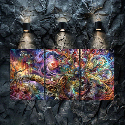 3pcs Oil Painting Lying on the Lawn Wall Art Set Canvas Framed 60x90cm - High Quality Print 100% Australian Made Wall Canvas Ready to Hang