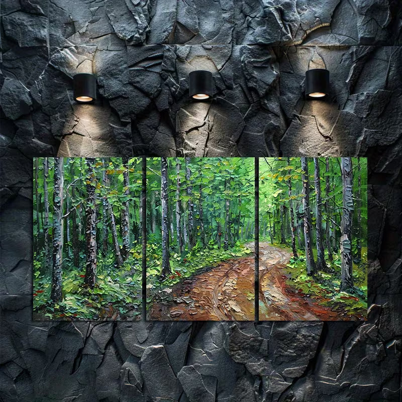3pcs The Muddy Road Carries Our Footsteps Wall Art Set Canvas Framed 40x60cm - High Quality Print 100% Australian Made Wall Canvas Ready to Hang