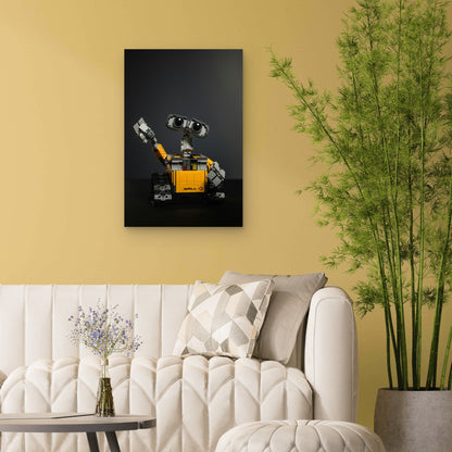 LEGO Ideas Pixar WALL-E Set 60x90cm Metal Print Ready to Hang