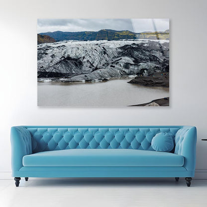 Glacier Melting Into a Lake Acrylic Glass Print Tempered Glass Wall Art 100% Made in Australia Ready to Hang