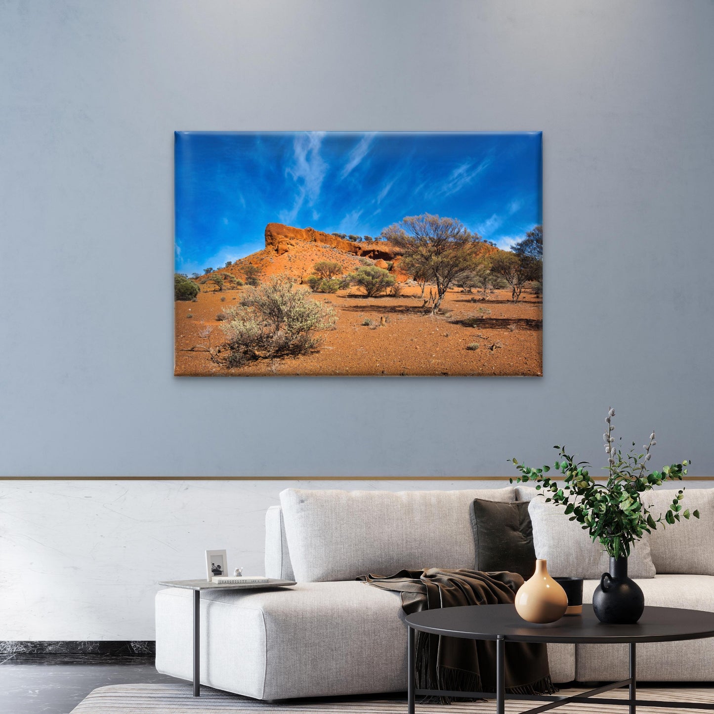 Red Laterite Formations Mount Magnet Wall Art Decor 100% Australian Made