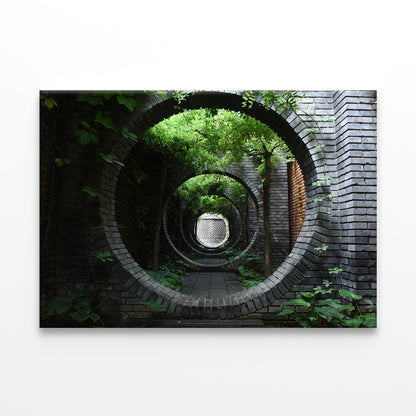 Beijing Corridor, Famous EntranceWall Art Decor 100% Australian Made