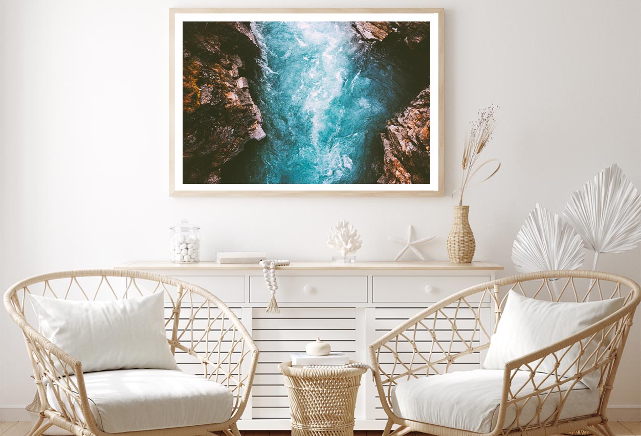 River Canyon Landscape in Sweden Home Decor Premium Quality Poster Print Choose Your Sizes