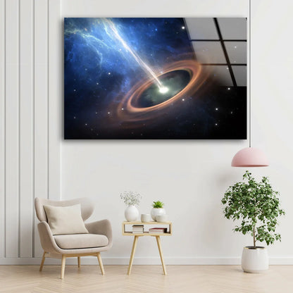 Space Galaxy Scenery UV Direct Aluminum Print Australian Made Quality