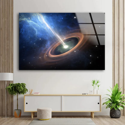 Space Galaxy Scenery UV Direct Aluminum Print Australian Made Quality