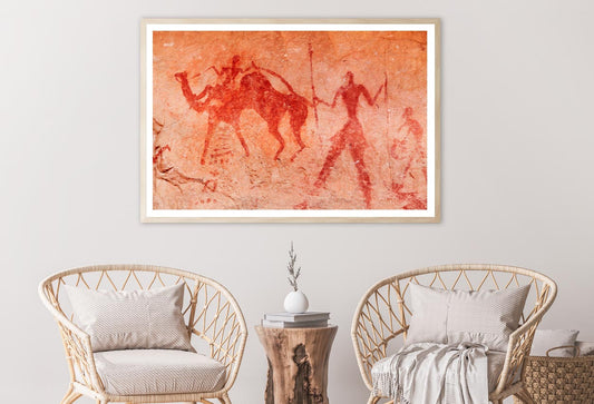 Famous Prehistoric Rock Paintings of Tassili N'Ajjer, Algeria Home Decor Premium Quality Poster Print Choose Your Sizes