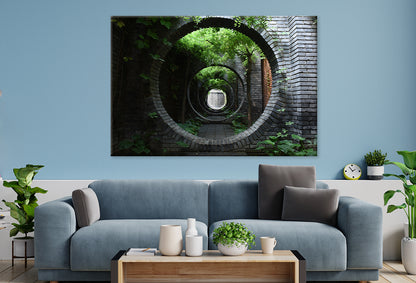 Beijing Corridor, Famous EntranceWall Art Decor 100% Australian Made