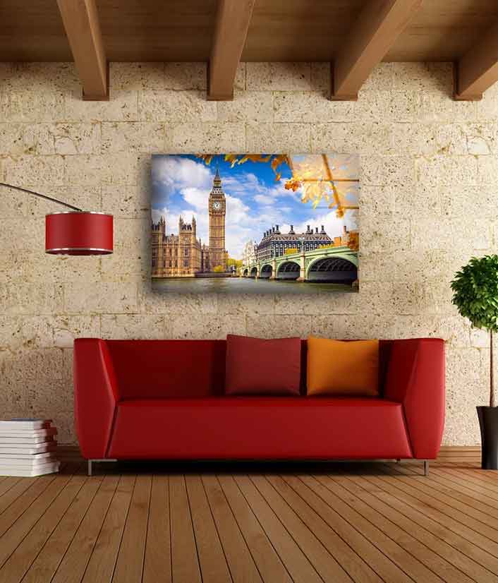 London Big Ben Tower UV Direct Aluminum Print Australian Made Quality