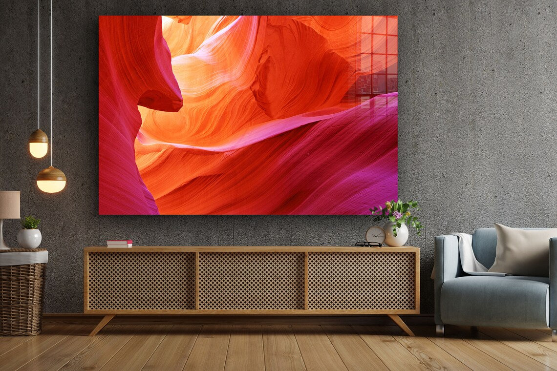 Antelope Canyon View UV Direct Aluminum Print Australian Made Quality