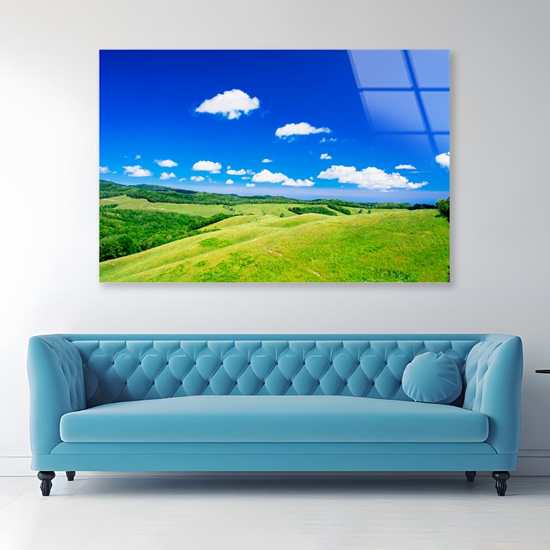 Grassland Scenery of the Northern Land Acrylic Glass Print Tempered Glass Wall Art 100% Made in Australia Ready to Hang