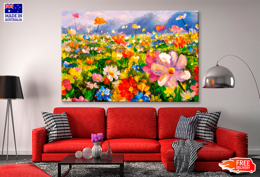 Flowers Claude Impressionism Oil Painting Wall Art Limited Edition High Quality Print