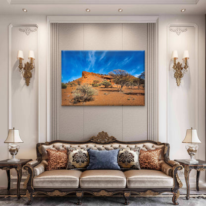 Red Laterite Formations Mount Magnet Wall Art Decor 100% Australian Made