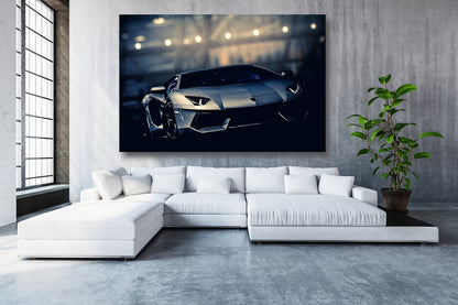 Lamborghini Supercar Acrylic Glass Print Tempered Glass Wall Art 100% Made in Australia Ready to Hang