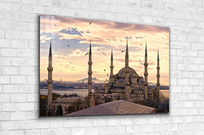 Blue Mosque Istanbul UV Direct Aluminum Print Australian Made Quality