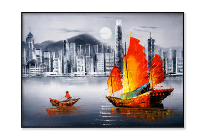 Victoria Harbor, Hong Kong Home Decor Premium Quality Poster Print Choose Your Sizes