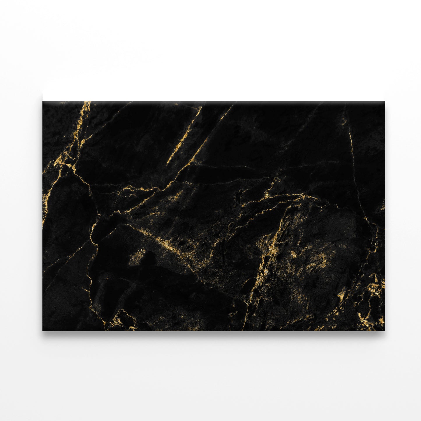 Black And Gold Marble Texture Print 100% Australian Made