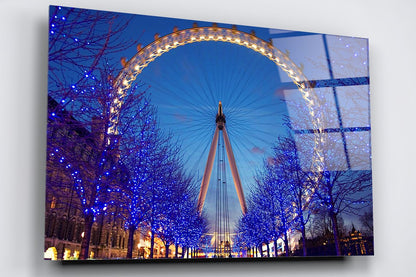 London Eye Acrylic Glass Print Tempered Glass Wall Art 100% Made in Australia Ready to Hang