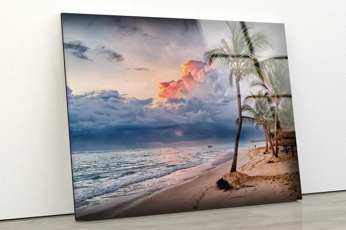 Sea Sunset Scenery UV Direct Aluminum Print Australian Made Quality