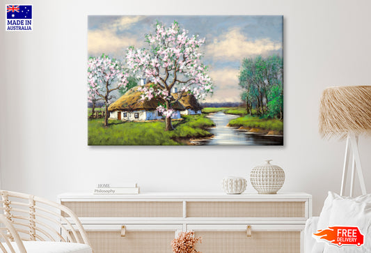 Ukrainian Spring Oil Painting Wall Art Limited Edition High Quality Print