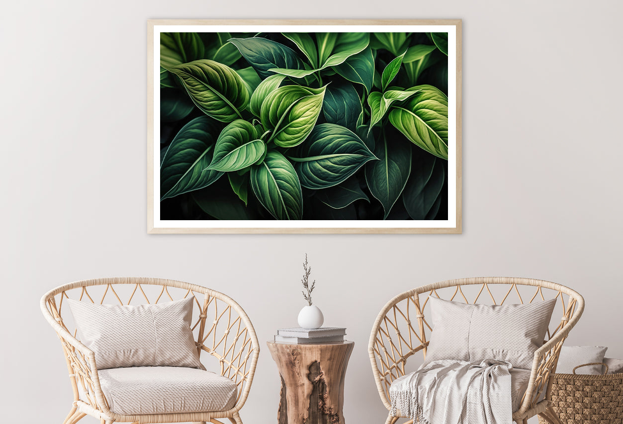 Green Leaves Close up Home Decor Premium Quality Poster Print Choose Your Sizes