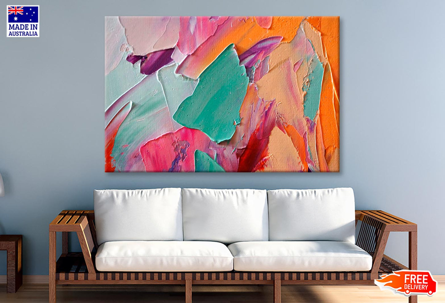 Multicolored Abstract Art Wall Art Decor 100% Australian Made