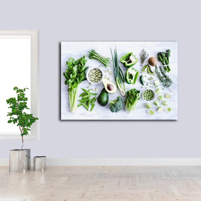 Vegetables on Table UV Direct Aluminum Print Australian Made Quality