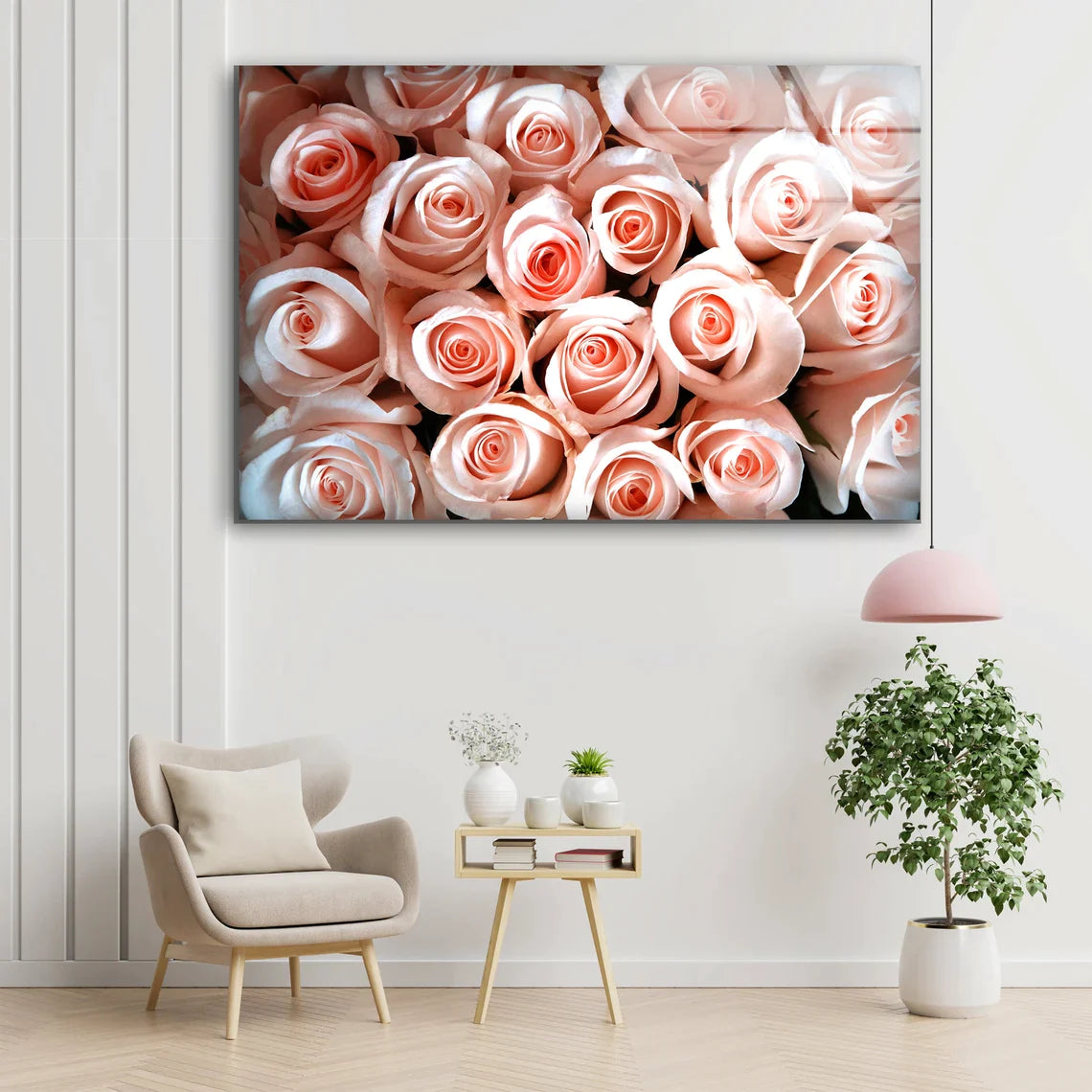 Rose Flower Bouquet UV Direct Aluminum Print Australian Made Quality