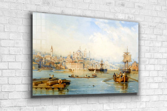 Constantinople Painting UV Direct Aluminum Print Australian Made Quality