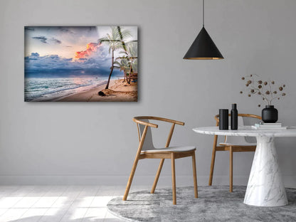 Sea Sunset Scenery UV Direct Aluminum Print Australian Made Quality