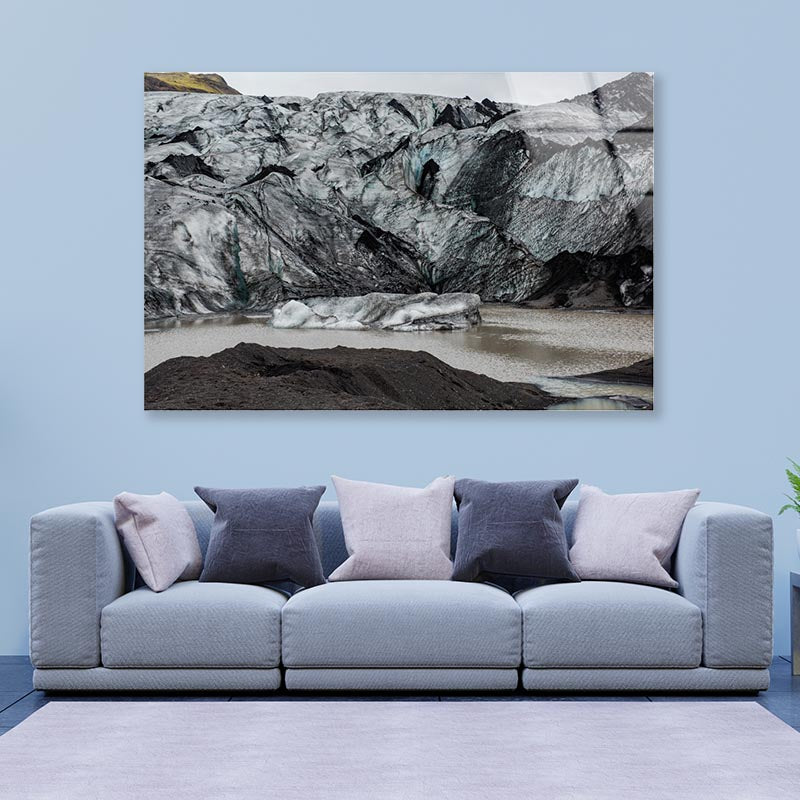 Iceberg on Iceland Acrylic Glass Print Tempered Glass Wall Art 100% Made in Australia Ready to Hang