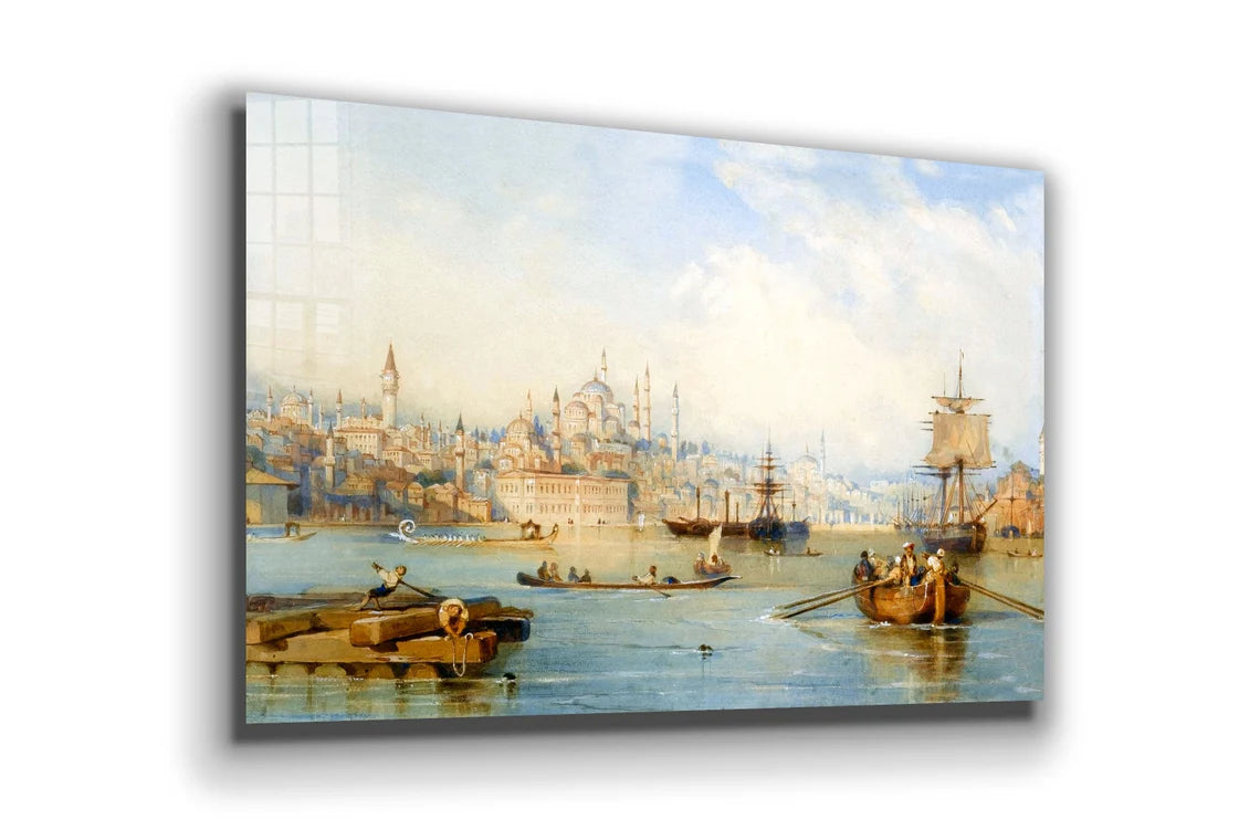 Constantinople Painting UV Direct Aluminum Print Australian Made Quality