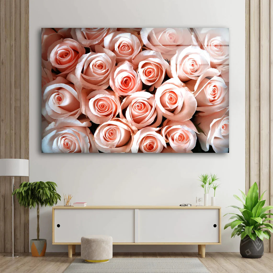 Rose Flower Bouquet UV Direct Aluminum Print Australian Made Quality