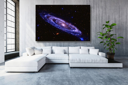 Andromeda Galaxy UV Direct Aluminum Print Australian Made Quality