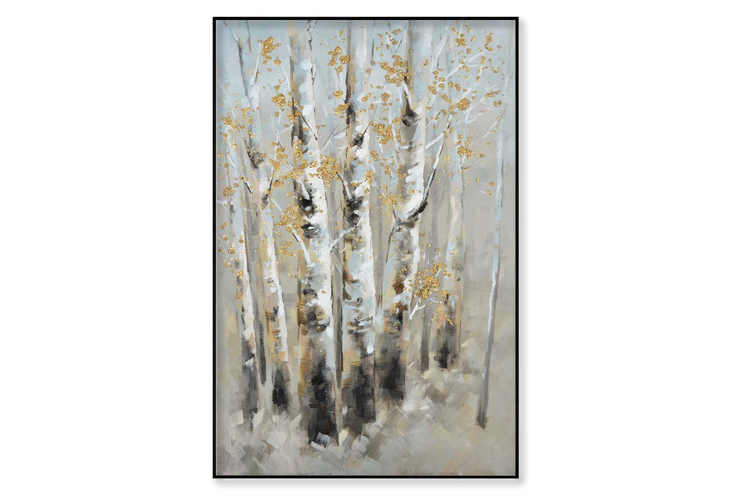 Forest, Autumn Scenery, Tree Trunks Wall Art Limited Edition High Quality Print