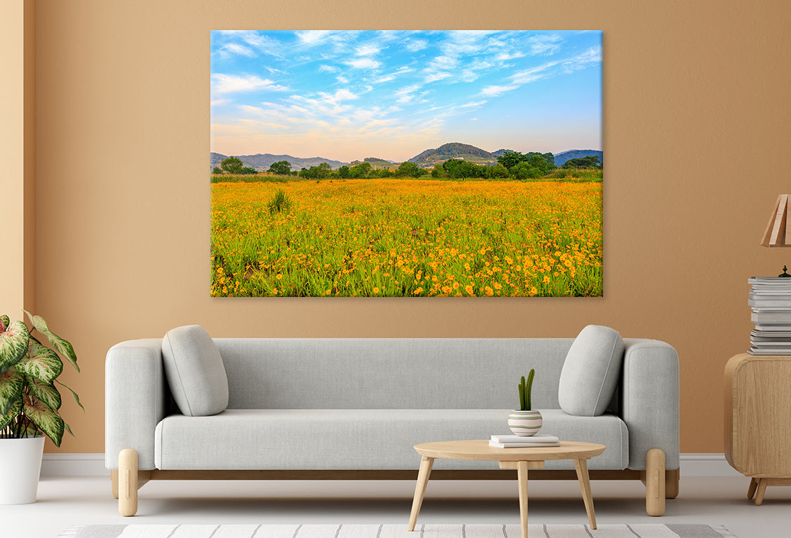 Spring Scenery of Buk-myeon Park Wall Art Decor 100% Australian Made