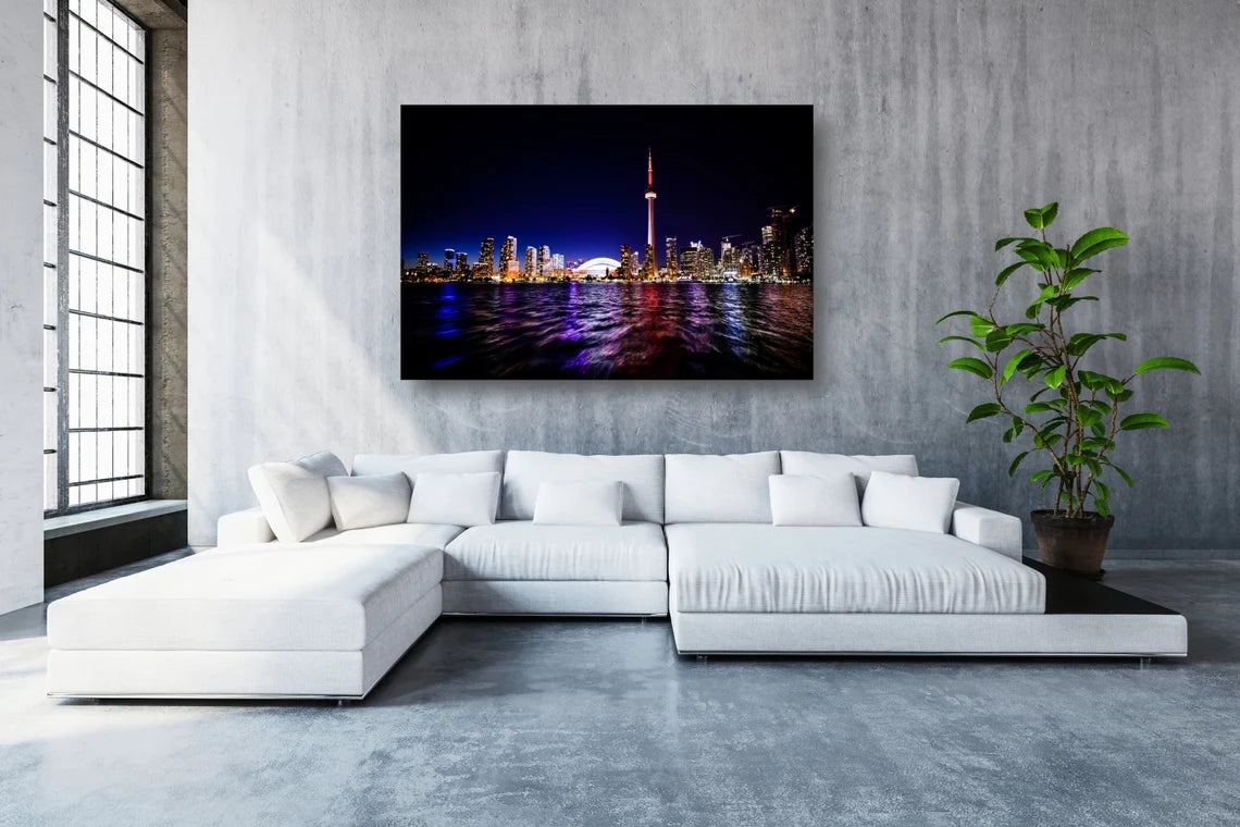 Toronto Cityscape Wall Art UV Direct Aluminum Print Australian Made Quality